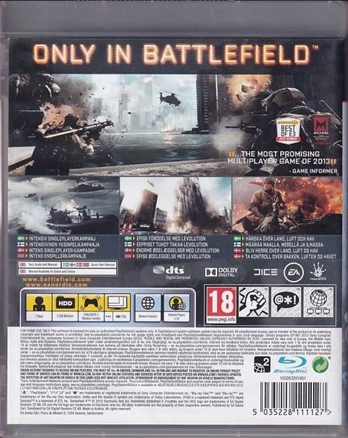 Battlefield 4 - PS3 (B Grade) (Genbrug)